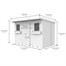 Flat Pack Pent Wooden Summer Garden Shed Direct Dispatch Alternative Image