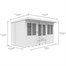 Flat Pack Pent Wooden Summer Garden House Direct Dispatch Alternative Image