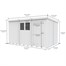 Flat Pack Pent Wooden Garden Shed Direct Dispatch Alternative Image