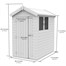 Flat Pack Apex Wooden Garden Shed Direct Dispatch Alternative Image
