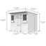 Flat Pack Pent Wooden Summer Garden Shed Direct Dispatch Alternative Image