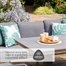 Leisuregrow Peru Lounge Outdoor Garden Furniture Dining Set with Adjustable Table Alternative Image