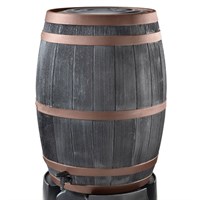 Stewart Garden 235L Oak Effect Water Butt - Copper (2411071)