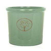 Creekwood 15cm Cotswold Cylinder Green Garden Pot (47414)
