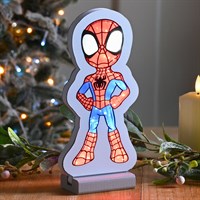 Festive 20cm Infinity Light Up Christmas Spidey (P067103)