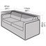 Garland 2-3 Seater Small Garden Furniture Sofa Cover Black (W1662)