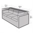 Garland 3 Seater Small Garden Furniture Sofa Cover Black (W1670)