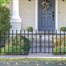 Panacea Ball Top Fence Section - Black (87210)